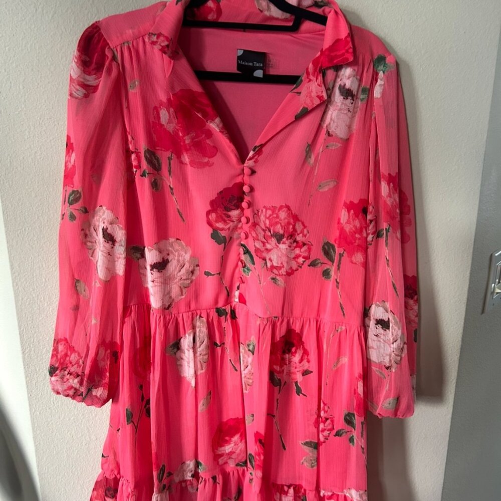 Maison Tara Pink Dress